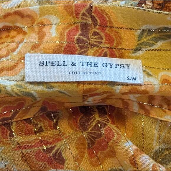 ♲ Spell Mystic Tasseled Robe in Sunflower - Picture 6 of 7